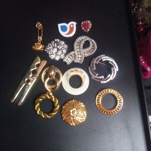 Pins and scarf clips bundle